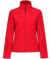 RG139 Womens' Zip Neck Microfleece Classic Red colour image